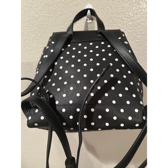 NWOT Disney x Kate Spade New York Minnie Mouse Backpack Black Polka Dots - Picture 6 of 6